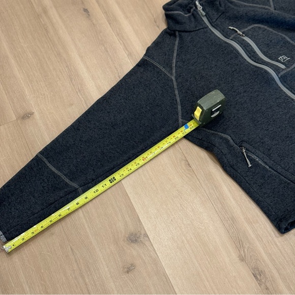 Avalanche Thermal Outdoors Sweatshirt Mens Size XL Grey Zip Up Sweater - Picture 11 of 12
